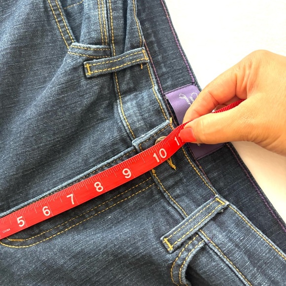 NYDJ Mariyln Dark Wash Lift Tuck Stretch Slimming Straight Jeans Size 10 - Picture 14 of 16